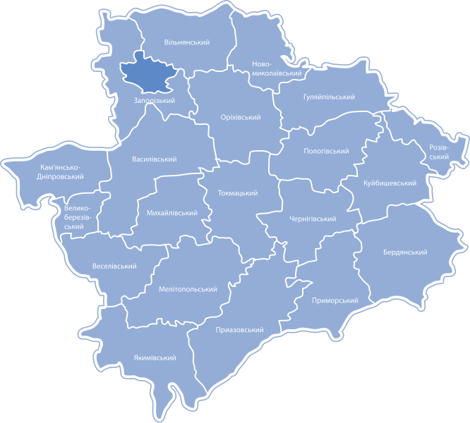 Файл:Zaporizzhia regions.svg