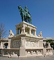 King Saint Stephen's sculpture in Buda Castle