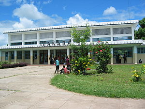 The TAZARA train station in Ifakara.