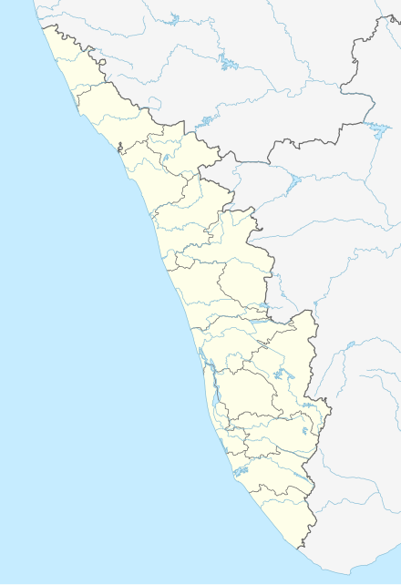 Locations of the 2020–21 Kerala Premier League teams