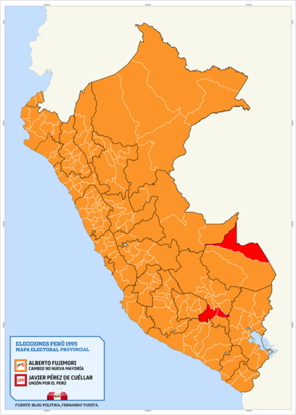 Archivo:MapaElectoralPeru1995Provincial.png