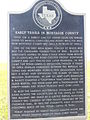 Texas Historical Marker on Highway 82 east of Ringgold.