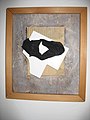 "Preferred Muse" A useless piece of work that was glued and taped from things in my closet, 1999, by Doren Robbins