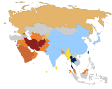 Asia homosexuality laws.svg