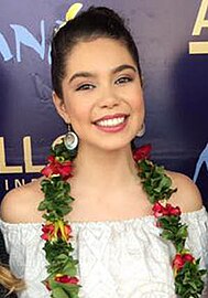 Auliʻi Cravalho is of Chinese, Irish, Portuguese, Hawaiian, and Puerto Rican descent.[28][29][30]