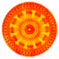 Thai dhamma wheel