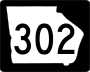 State Route 302 marker