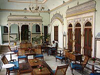 Lounge at Samode Haveli, Jaipur, Rajputana