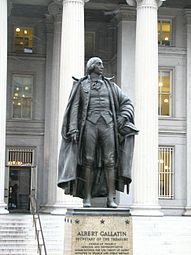 Albert Gallatin monument, United States Treasury, Washington, D.C.