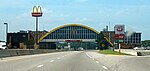 McDonalds over Interstate 44 in Vinita, Oklahoma