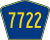 Highway 7722 marker