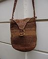 A shoulder bag made of baobab tree fibres, Zimbabwe,1995