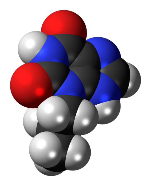 File:Enprofylline molecule spacefill.png