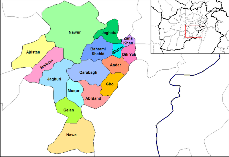 File:Ghazni districts.png