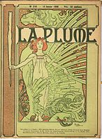 Обложка журнала «La Plume» (1898)