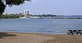 Beach seen from Toronto, Ontario's Humber Bay, west of downtown