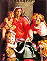 Madonna with Child, young Saint John the Baptist and Saint Barbara (c. 1548); private collection