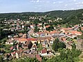 The market town of Vranov nad Dyjí as seen from the castle