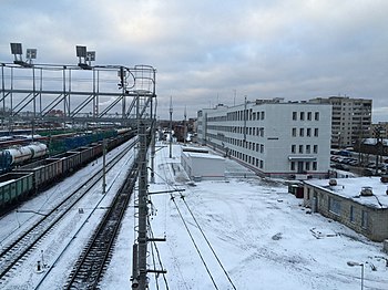 Вид в сторону ст. Томицы.