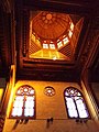 The wooden dome above the main hall of the khanqah, where sufi gatherings took place.