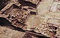 Vihara cell structure at the recently excavated brick monastery at Ajanta.