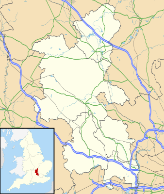 Mapa de localización de Buckinghamshire