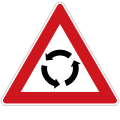 Caution, roundabout