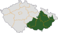 Moravia within the Czech Republic