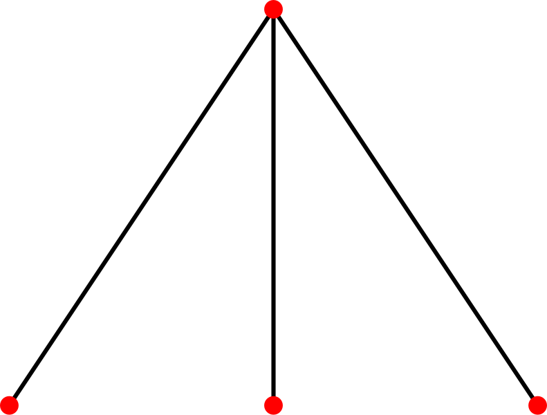 Файл:Complete bipartite graph K3,1.svg