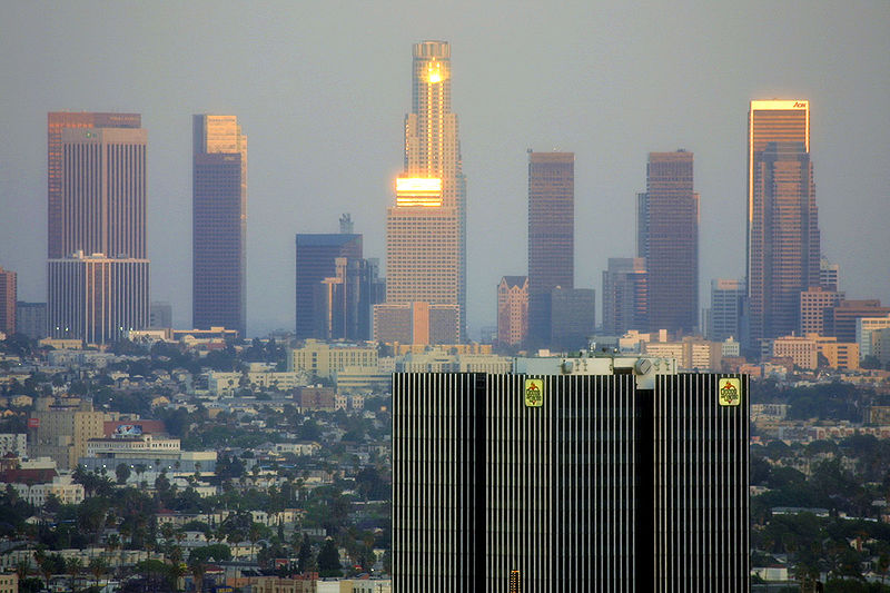 Файл:Downtown LA Sunset.jpg