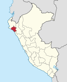 Location of San Hilarion in the Picota province