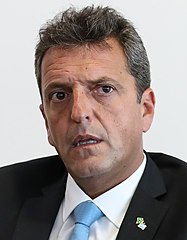 Economy minister Sergio Massa (Renewal Front–FDT)