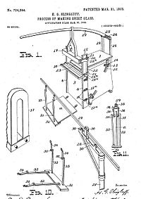 old drawing of a machine from a patent