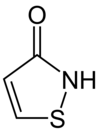 Skeletal formula of isothiazolinone