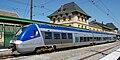 Image 32A train at Latour-de-Carol (La Tor de Querol), one of the two stations serving Andorra. Andorra has no railways, although the line connecting Latour-de-Carol and Toulouse, which in turn connects to France's TGVs at Toulouse, runs within two kilometres (1.2 miles) of the Andorran border. (from Andorra)