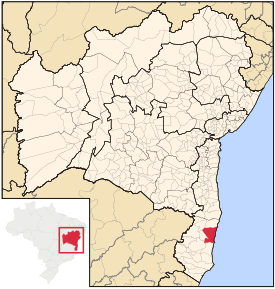 Location of Porto Seguro