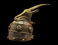 The Skanderbeg Helmet, attributed to Skanderbeg in the 2nd half of the 16th-century by Archduke Ferdinand II.