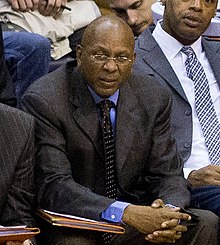 Darrell Walker as an assistant coach with the New York Knicks