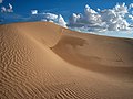 Desierto con dunas en Chihuahua.