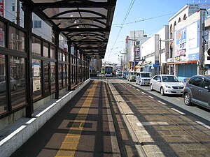 電車站月台（2011年2月）