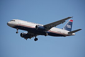 Airbus A320 авиакомпании US Airways, идентичный приводнившемуся на Гудзон