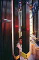 Image 76Nuclear fuel assemblies being inspected before entering a pressurized water reactor in the United States (from Nuclear power)