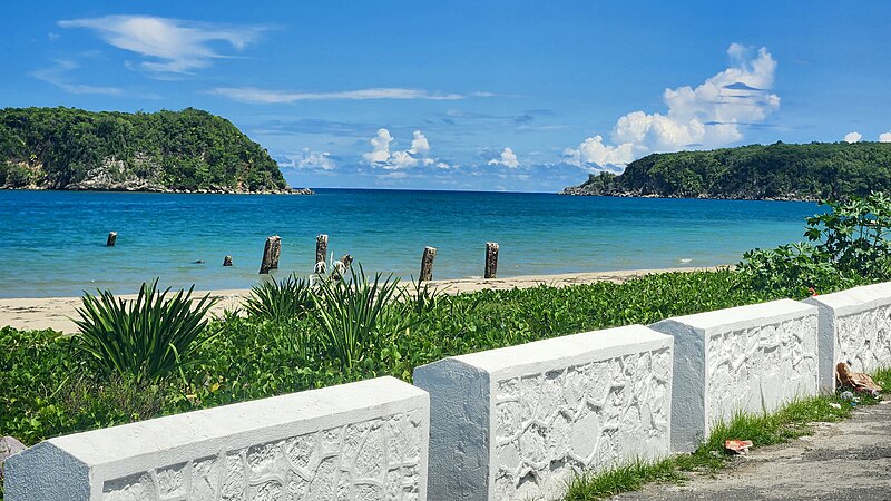 File:Pier remnants, Paggee Beach.jpg