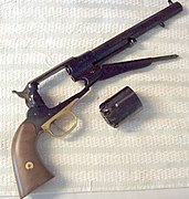 Remington Model 1858 with a detached cylinder.