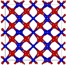 Erbium oxide crystal structure