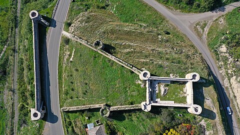 Aerial view of the fortress