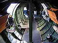 Rear interior of a B-17