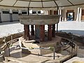 Basin for ablution in the courtyard