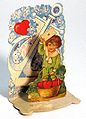 A tiny 2-inch pop-up Valentine, circa 1920