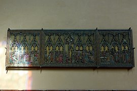 Retablo con escenas de la pasión en Saint-Clair-Saint-Léger de Souppes-sur-Loing.[78]​